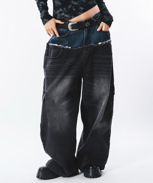 デニムブラックソノタ モデル：172cm L着用