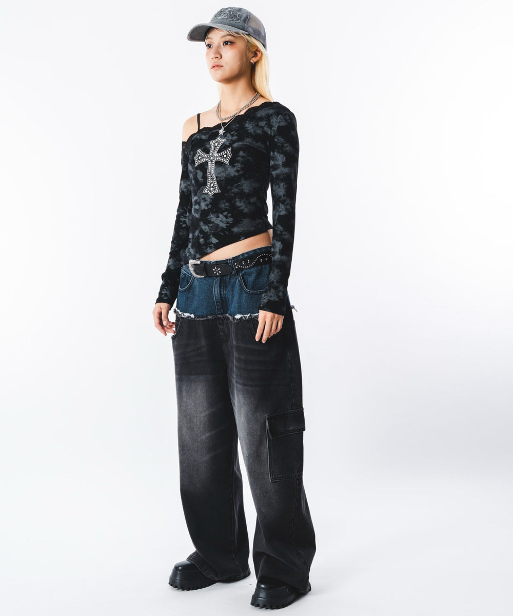 デニムブラックソノタ モデル：172cm L着用