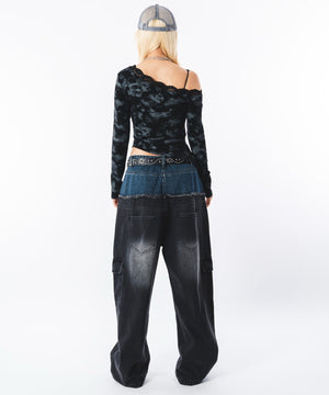 デニムブラックソノタ モデル：172cm L着用