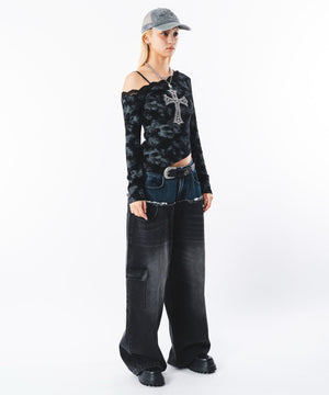 デニムブラックソノタ モデル：172cm L着用