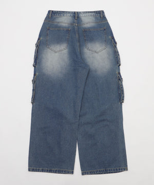 マルチポケットデニムパンツ