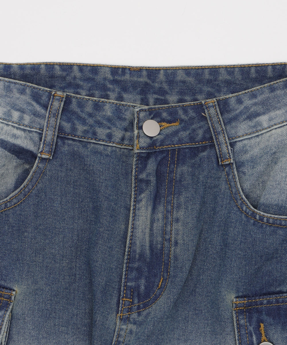 マルチポケットデニムパンツ