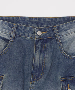 マルチポケットデニムパンツ