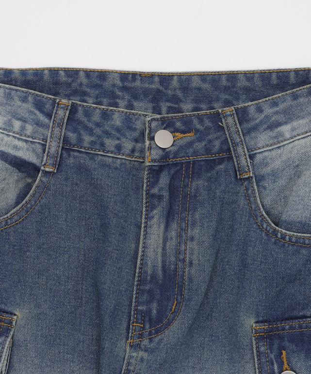 マルチポケットデニムパンツ