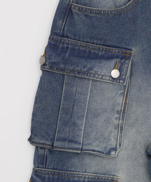 マルチポケットデニムパンツ