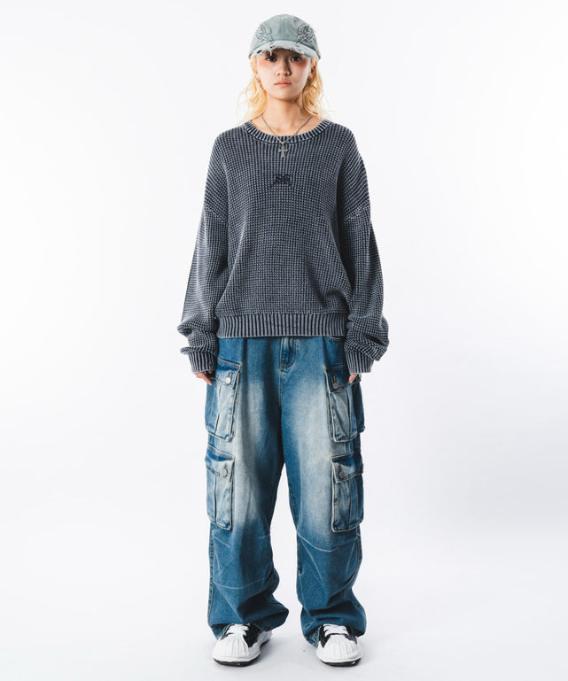 デニム中濃加工 モデル：172cm L着用