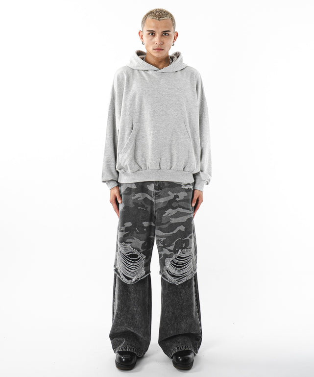 杢グレー モデル：180cm L着用