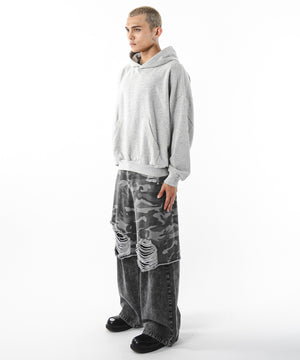 杢グレー モデル：180cm L着用