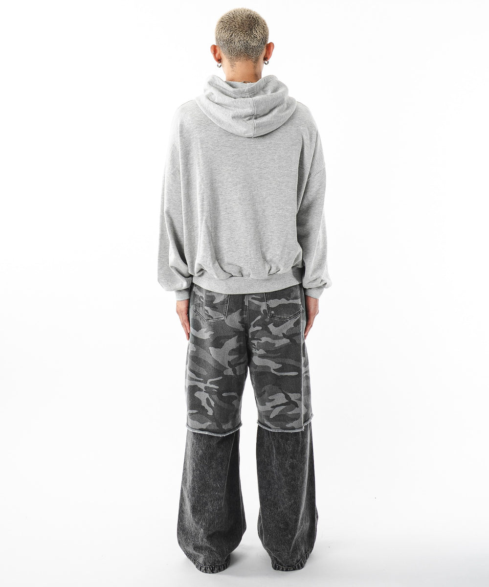 杢グレー モデル：180cm L着用