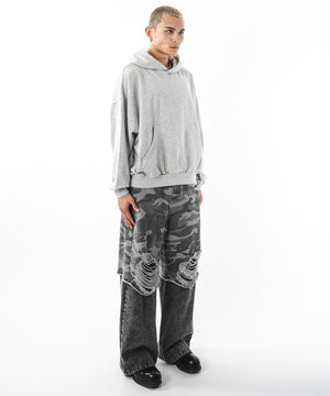 杢グレー モデル：180cm L着用