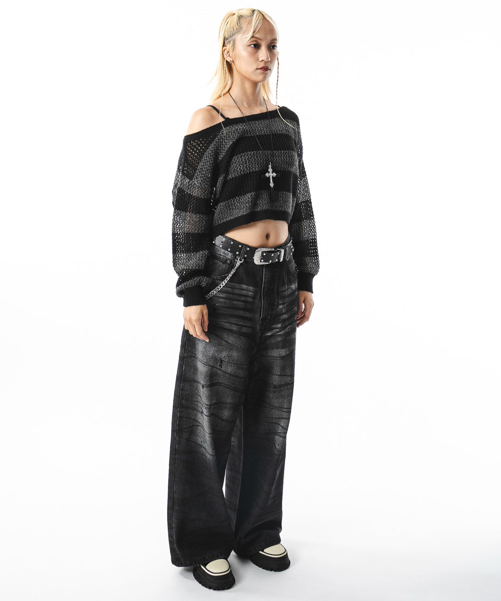 デニムブラックソノタ モデル：172cm L着用