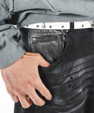 スーパーバギーダーティデニムパンツ