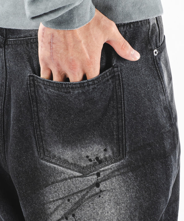 スーパーバギーダーティデニムパンツ