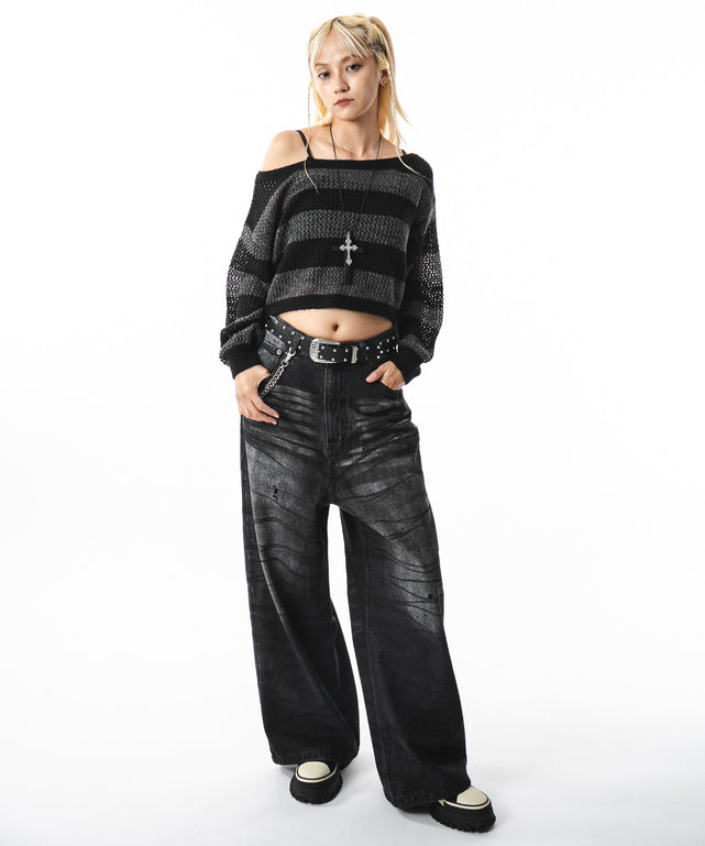 デニムブラックソノタ モデル：172cm L着用