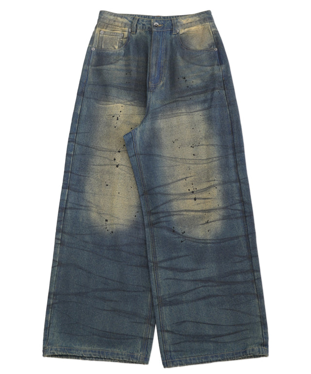 デニム中濃加工