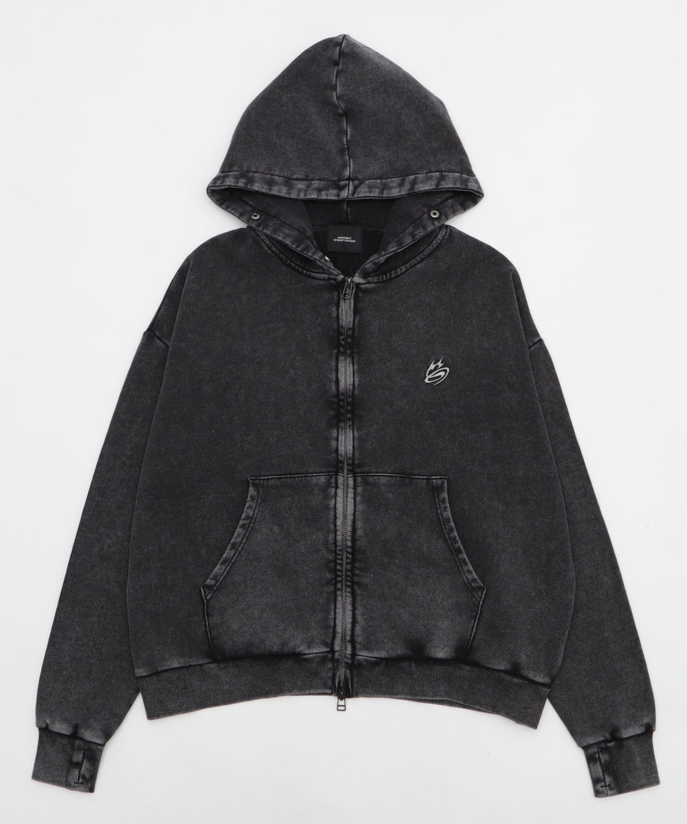 MA55IVE　ファーグラフィックZIPパーカー