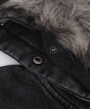 MA55IVE　ファーグラフィックZIPパーカー