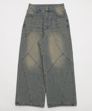 デニム中濃加工