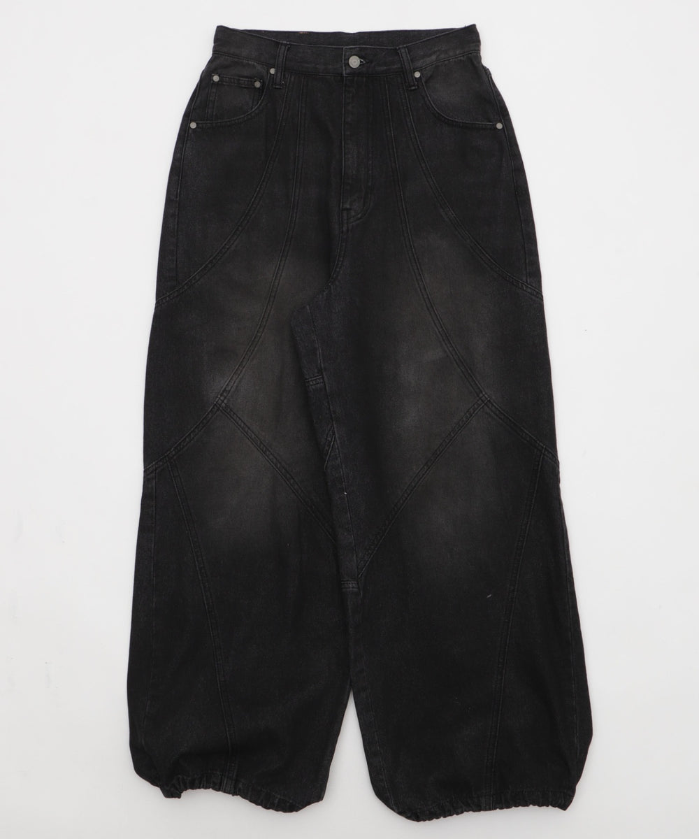 MA55IVE　スウィッチングデニムパンツ