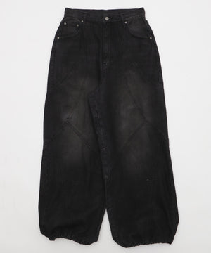 MA55IVE　スウィッチングデニムパンツ