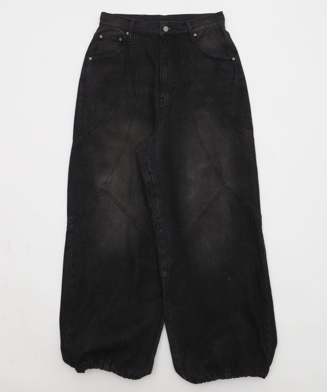 MA55IVE　スウィッチングデニムパンツ