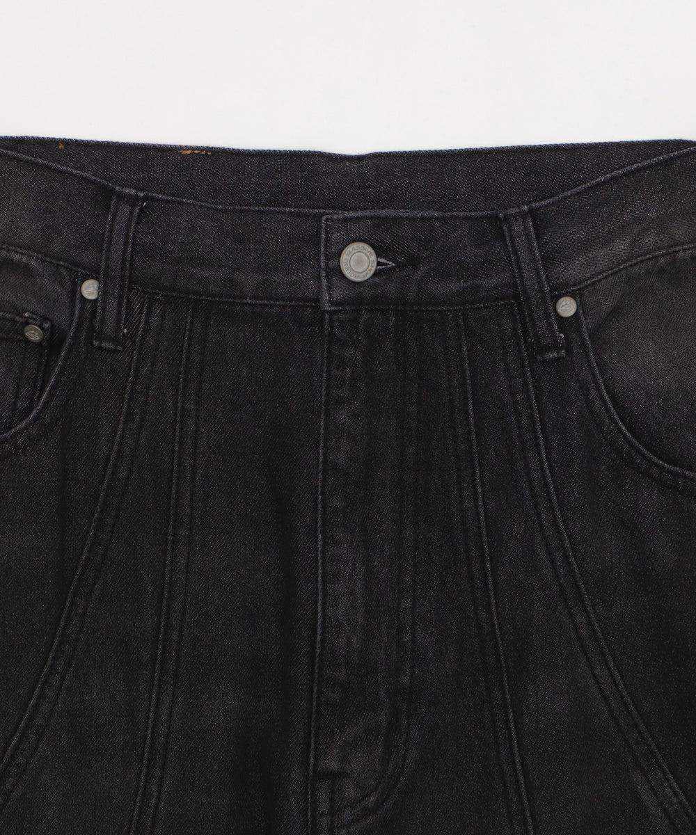 MA55IVE　スウィッチングデニムパンツ