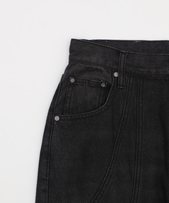 MA55IVE　スウィッチングデニムパンツ