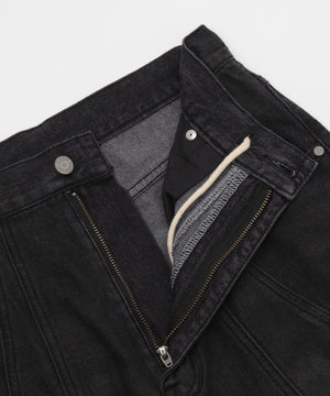 MA55IVE　スウィッチングデニムパンツ