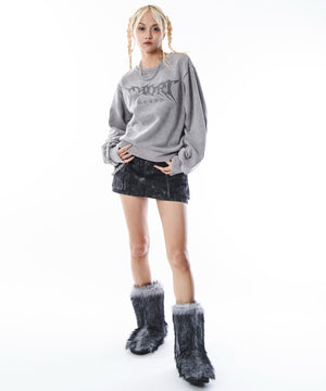 グレー　モデル：172cm L着用