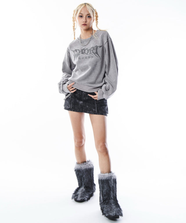 グレー　モデル：172cm L着用