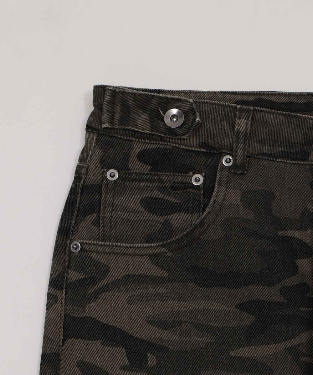 パラシュートカモフラパンツ