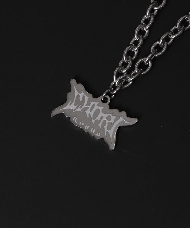 Mステンレスロゴネックレス