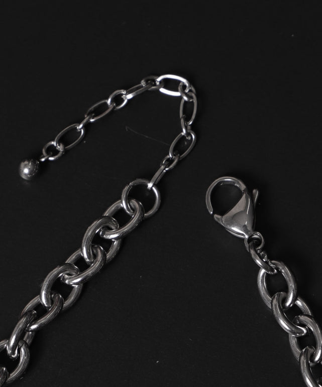 Mステンレスロゴネックレス