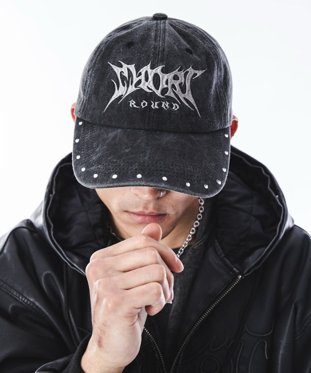 ラインストーンキャップ/スミクロ