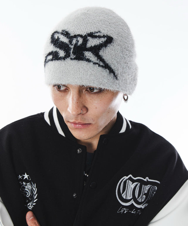 シャギーシングルニットワッチ/Lグレー