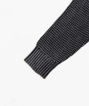 コンパクトフィットワッフルニットプルオーバー