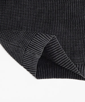 コンパクトフィットワッフルニットプルオーバー