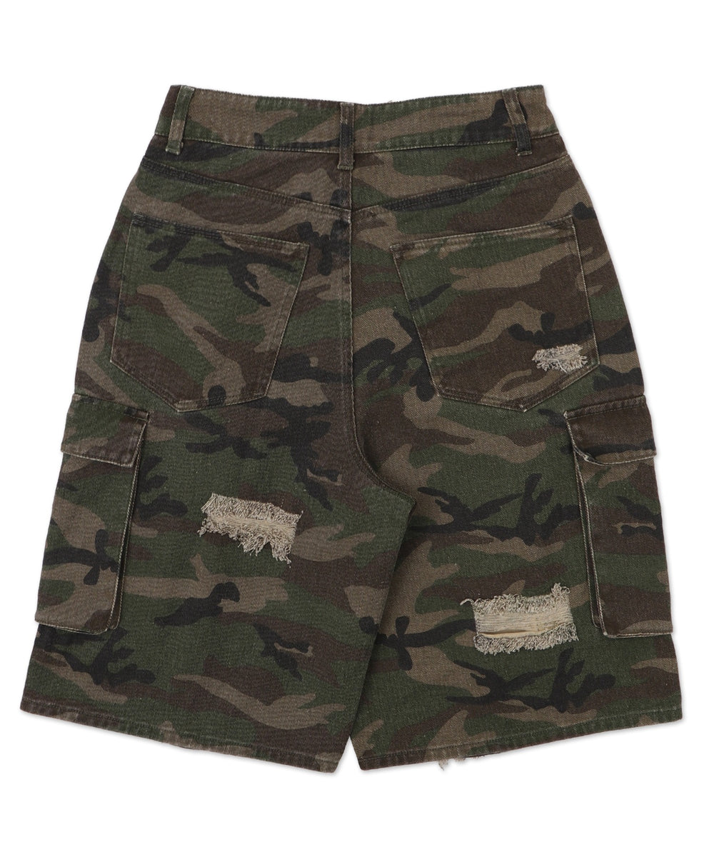 スーパーバギーカモフラカーゴショーツ