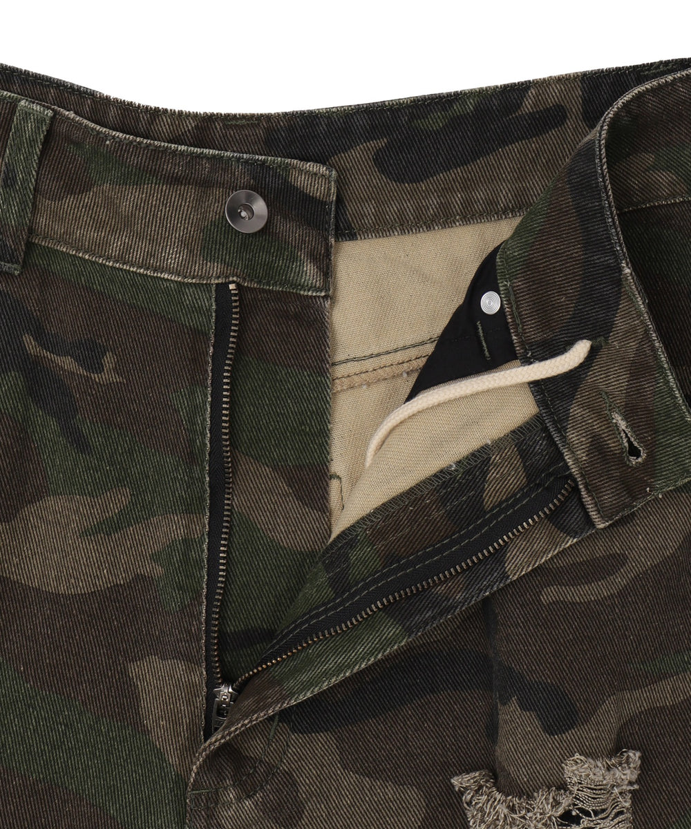 スーパーバギーカモフラカーゴショーツ