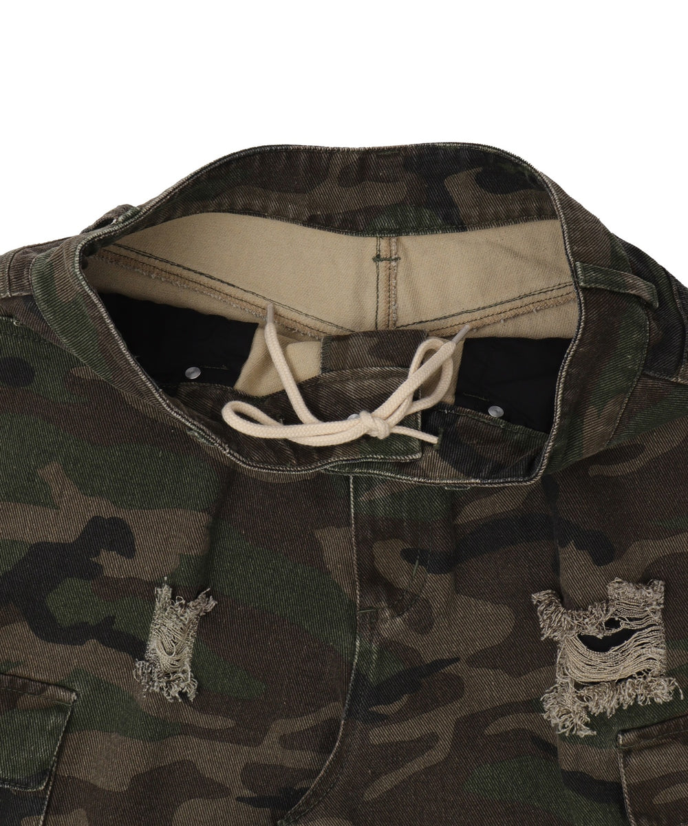 スーパーバギーカモフラカーゴショーツ