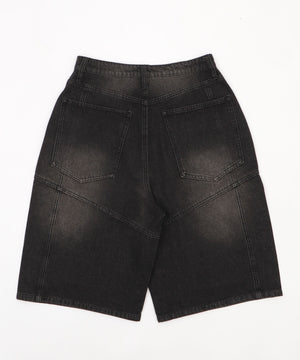 スウィッチングデニムカーゴショーツ