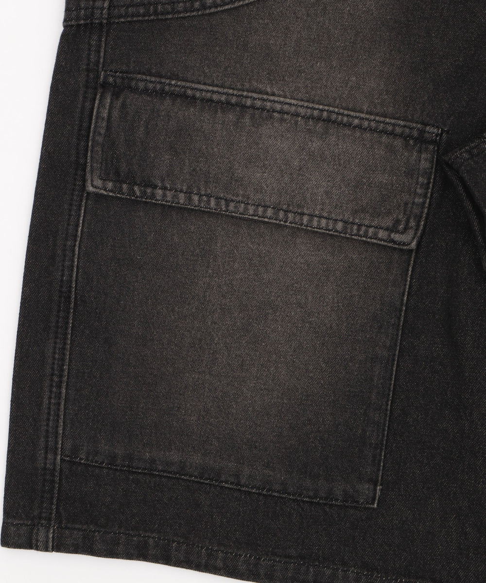 スウィッチングデニムカーゴショーツ