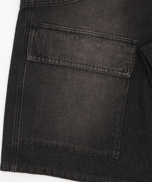 スウィッチングデニムカーゴショーツ