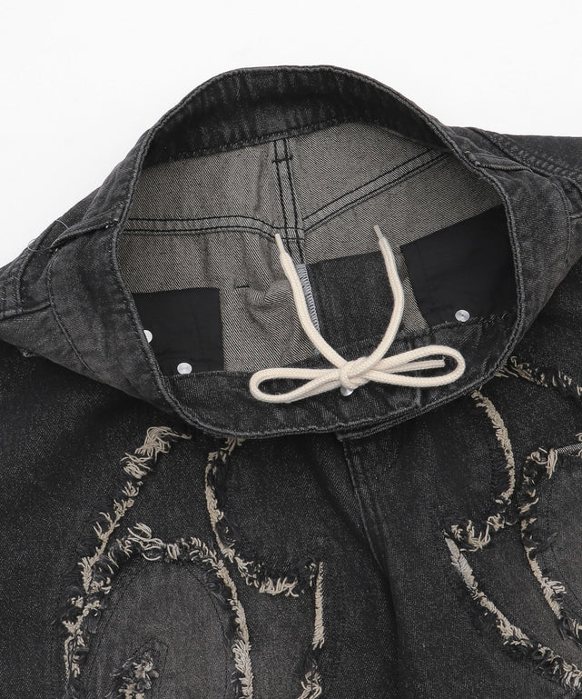 スーパーバギーフリンジデニムショーツ