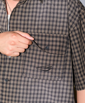 ブリーチチェックロゴシャツ（SS）