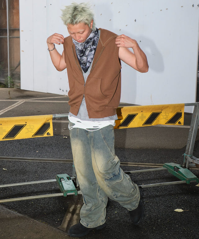 ブラウン モデル：178cm L着用