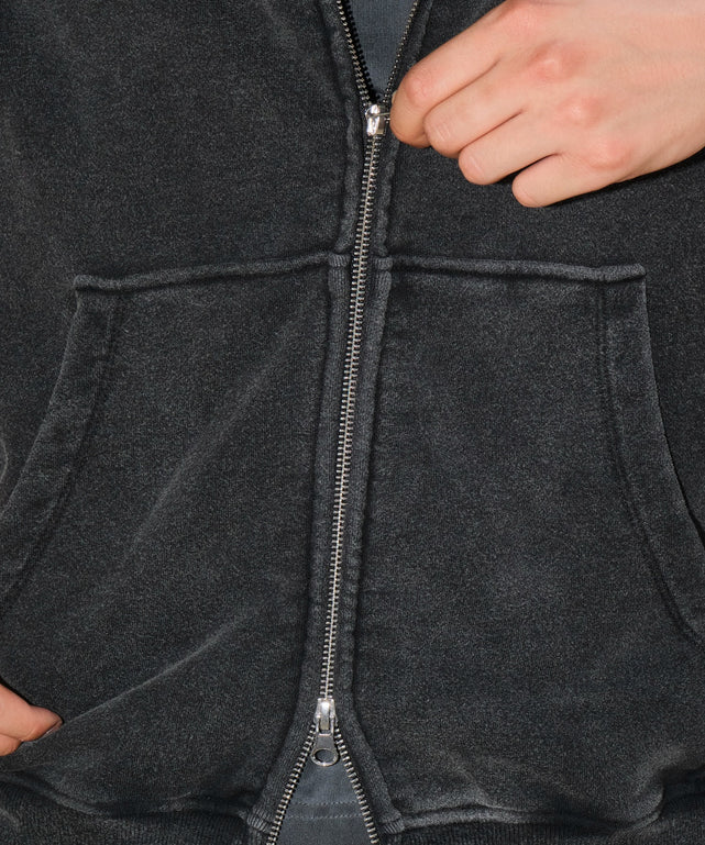 ショートノースリーブZIPパーカー