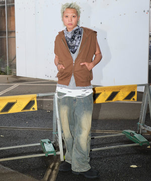 ブラウン モデル：178cm L着用