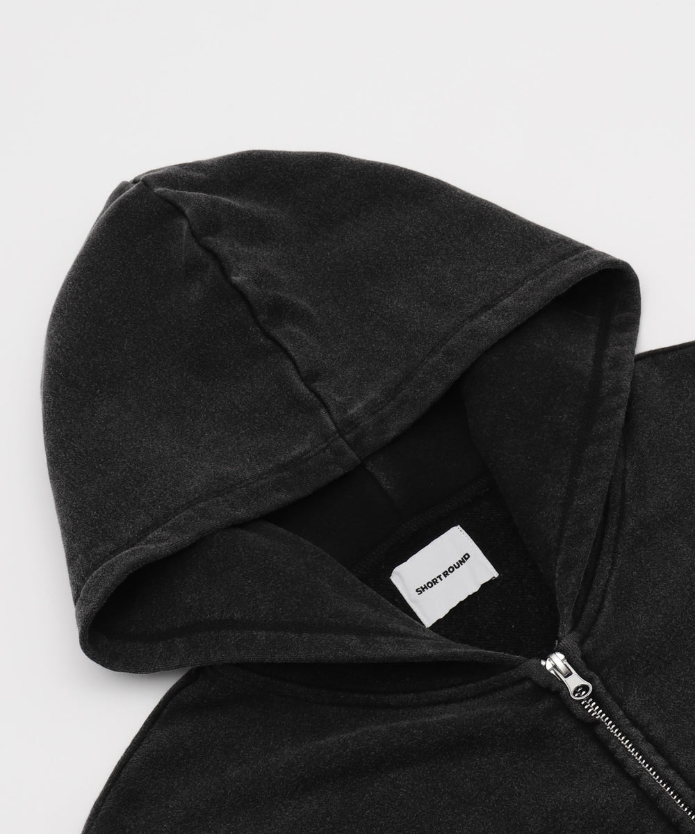 ショートノースリーブZIPパーカー