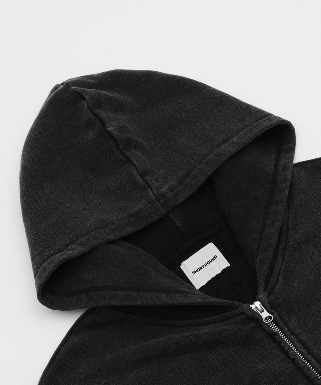 ショートノースリーブZIPパーカー